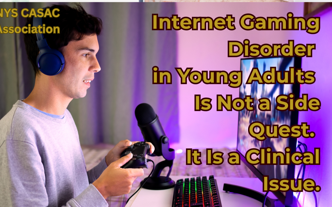 blog header for blog: Internet Gaming Disorder in Young Adults Is Not a Side Quest. It Is a Clinical Issue.
