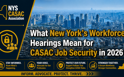 What New York’s Workforce Hearings Mean for CASAC Job Security in 2026
