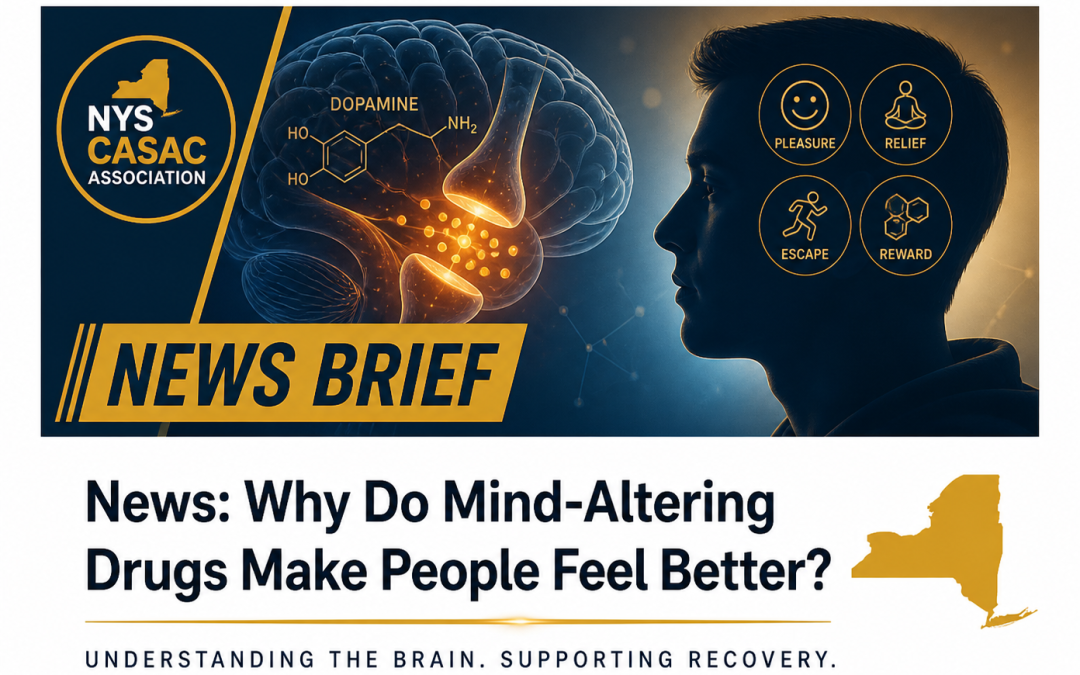 News: Why Do Mind-Altering Drugs Make People Feel Better?