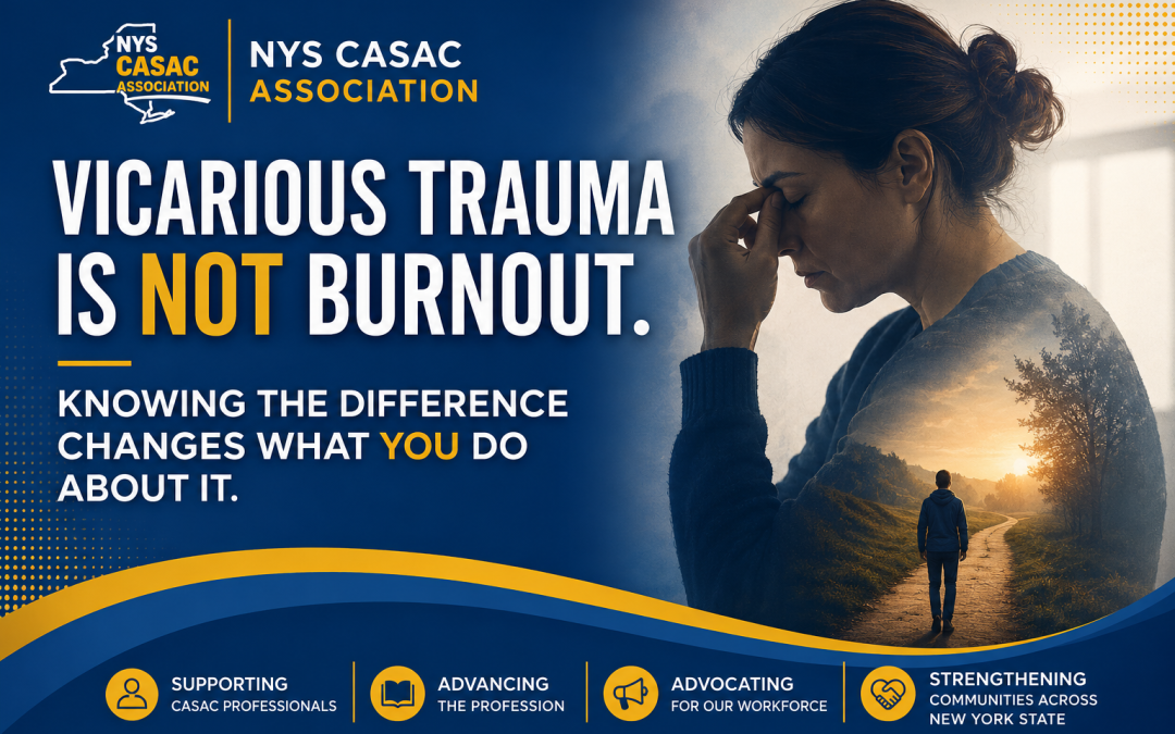Vicarious Trauma Is Not Burnout. Knowing the Difference Changes What You Do About It.